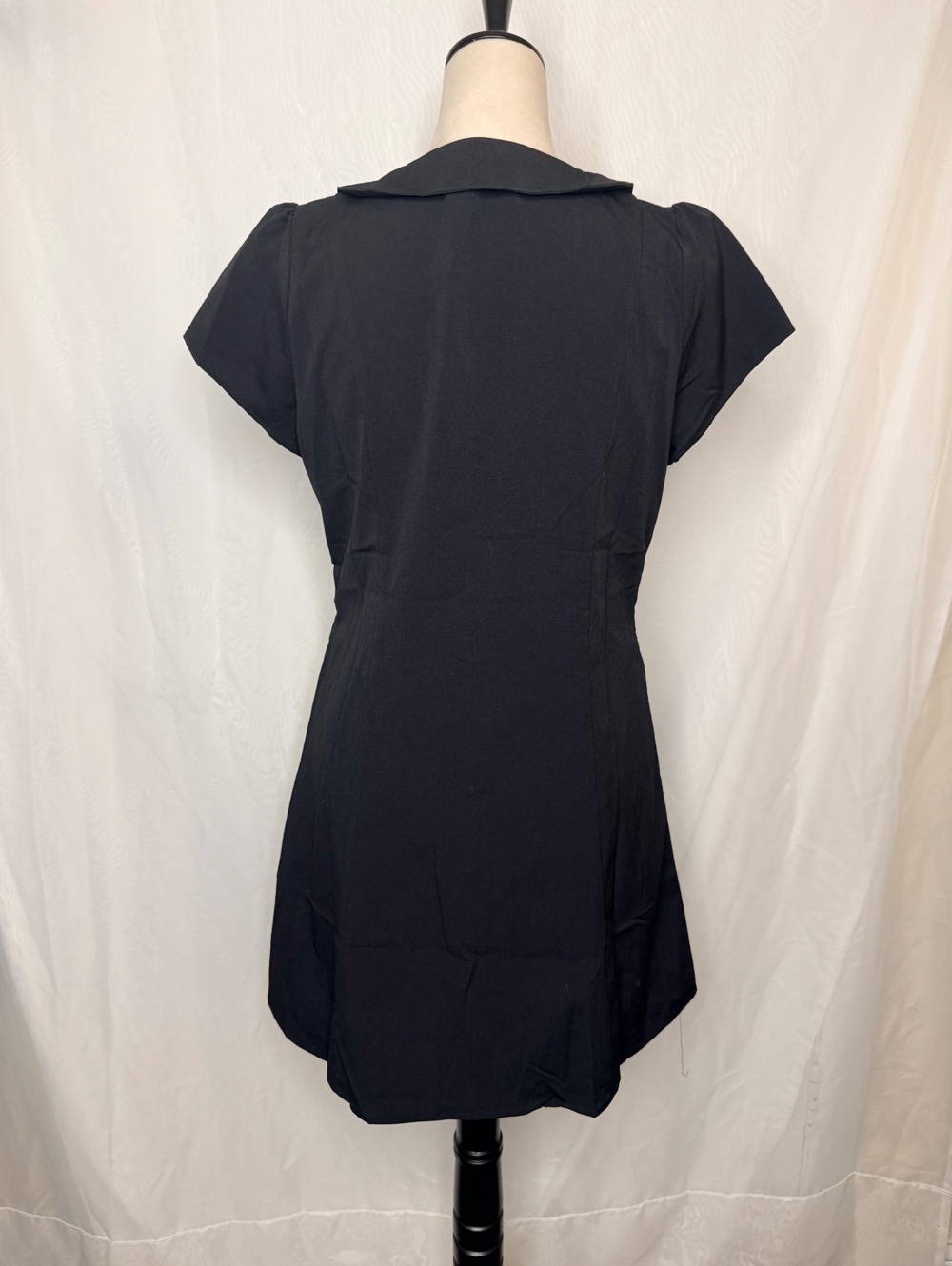 Disturbia Rosethorn Embroidered Collar Mini Dress - Picture 5 of 10